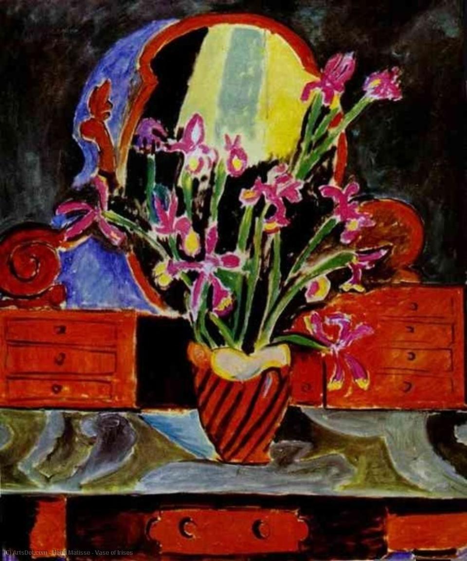Vase Of Irises — Henri Matisse