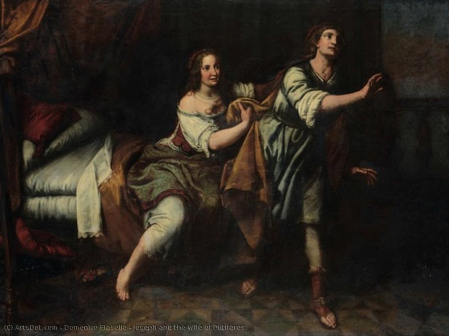 Joseph And The Wife Of Putifares — Domenico Fiasella