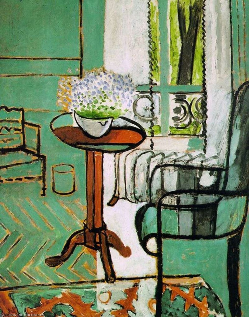La Ventana, Óleo Sobre Lienzo, Instituto De Arte De Detroit — Henri Matisse