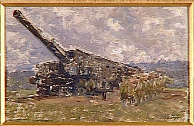 Canon De Marine Américain, Septembre 1918 — Joseph-félix Bouchor