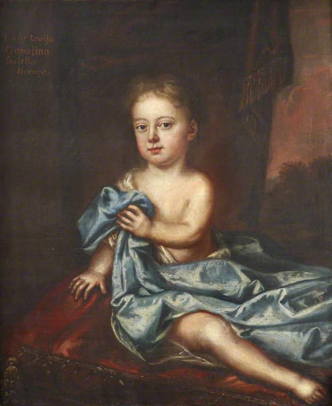 Lady Louisa Caroline Isabella Hervey (1715–1770), Lady Smyth, As A Child — Joseph Brook