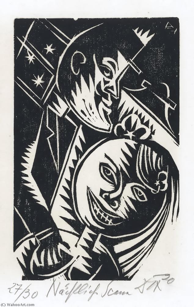 Man And Woman (nocturnal Scene) — Otto Dix