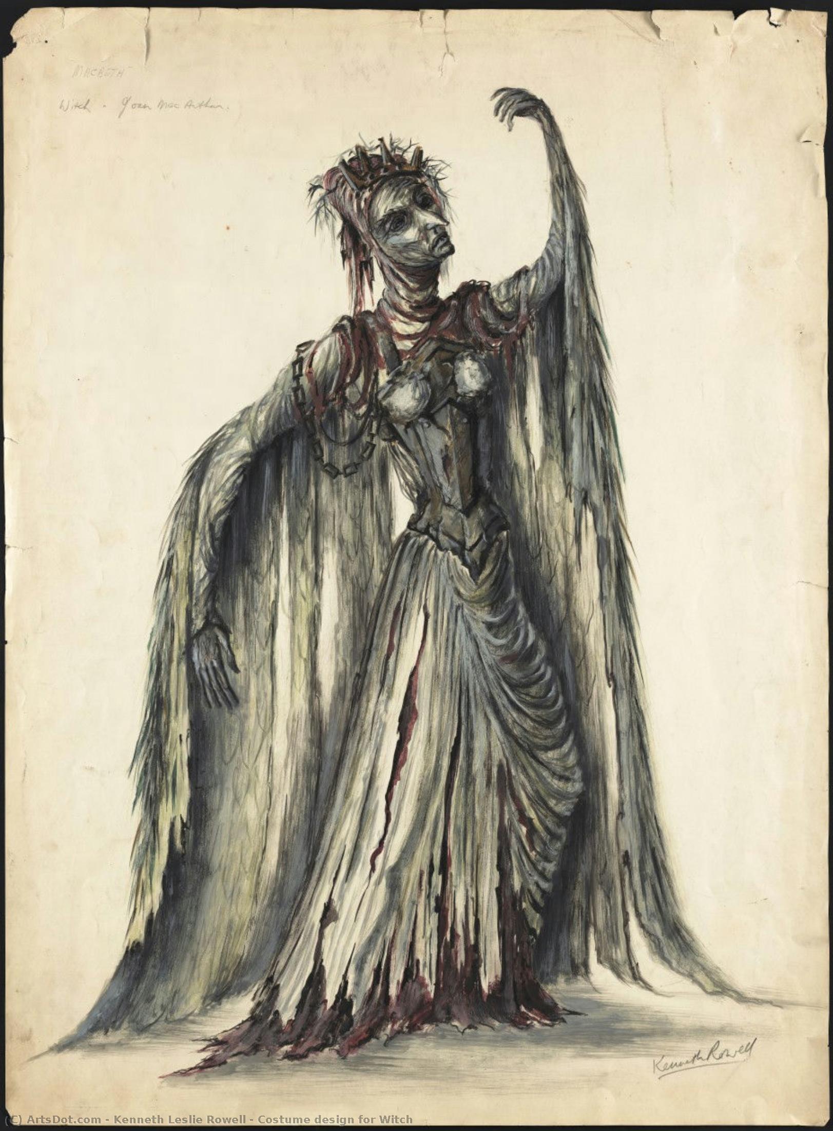 Costume Design For Witch — Kenneth Leslie Rowell