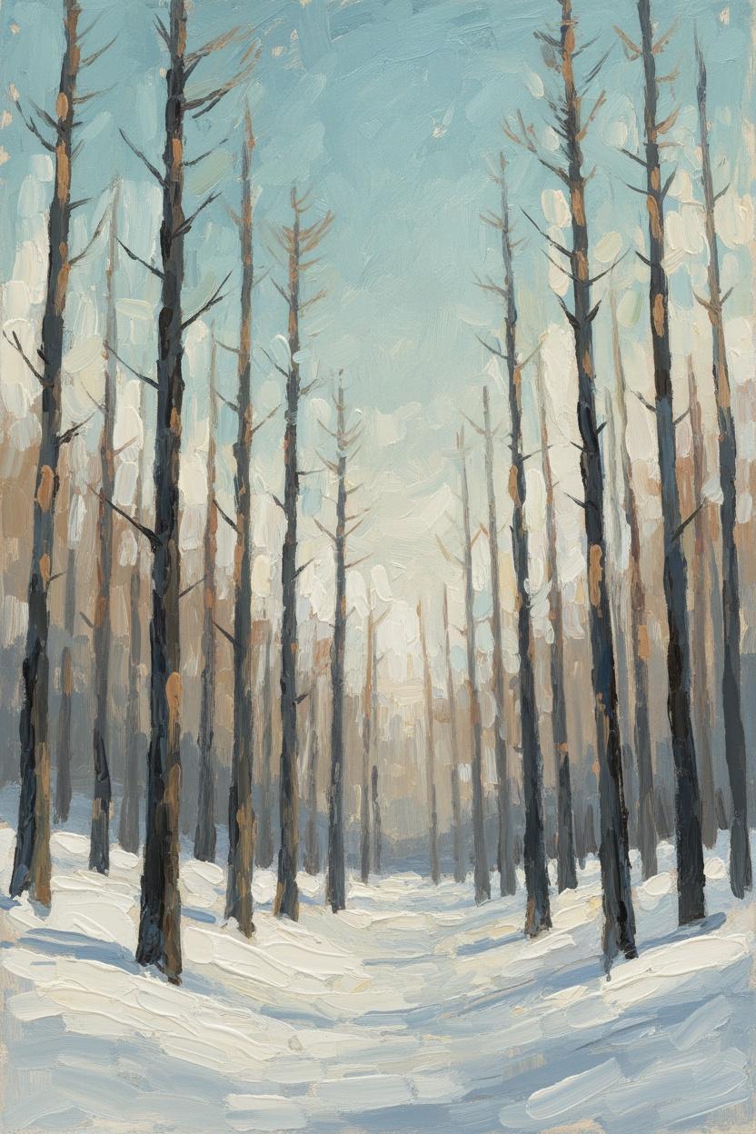 Silent Monoliths In Winter Stasis — Antoine Joly