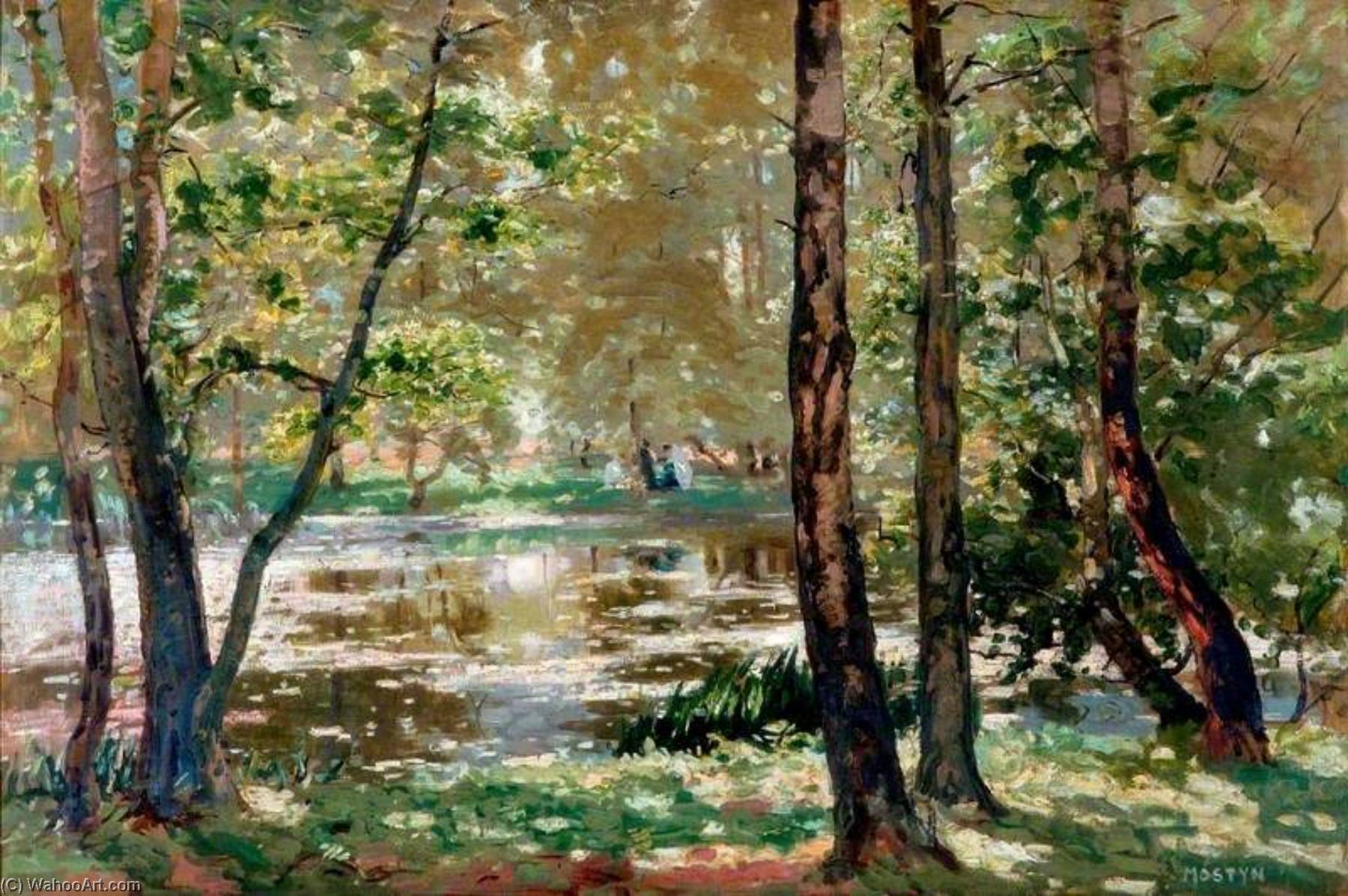 Sunlight, Burnham Beeches — Thomas Edwin Mostyn