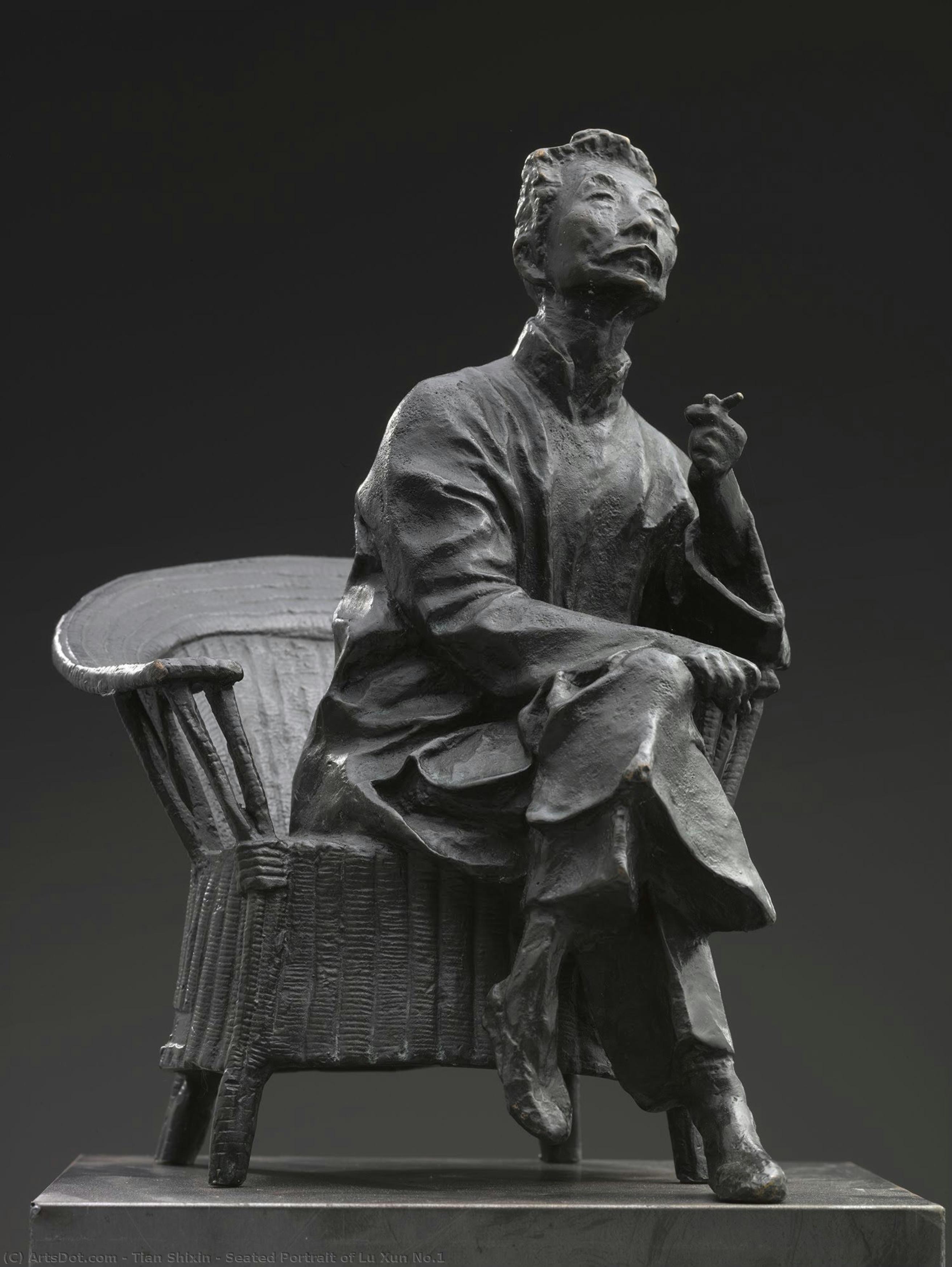 Seated Portrait Of Lu Xun No.1 — Tian Shixin