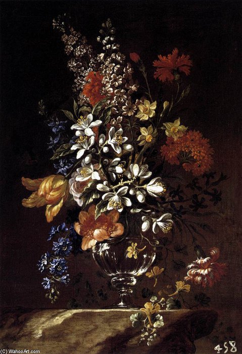 Vase Of Flowers — Francisco Pérez Sierra