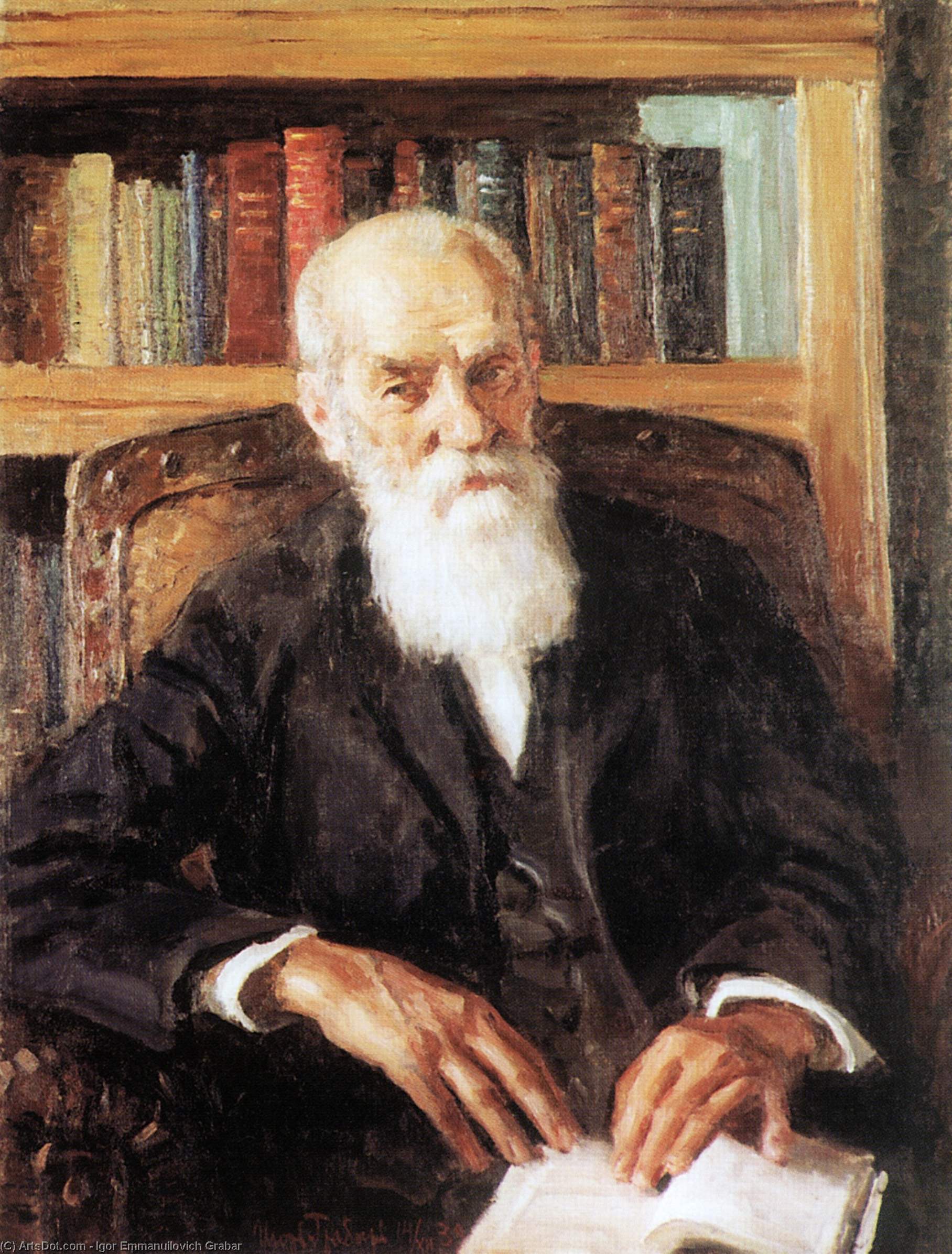 Portrait Of The Academician Alexei Nikolaevish Bach — Игор Емануилович Грабар