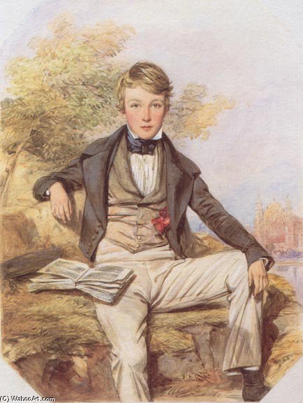 Portrait Of Benjamin Gibbons, Son Of John Gibbons — Octavius Oakley