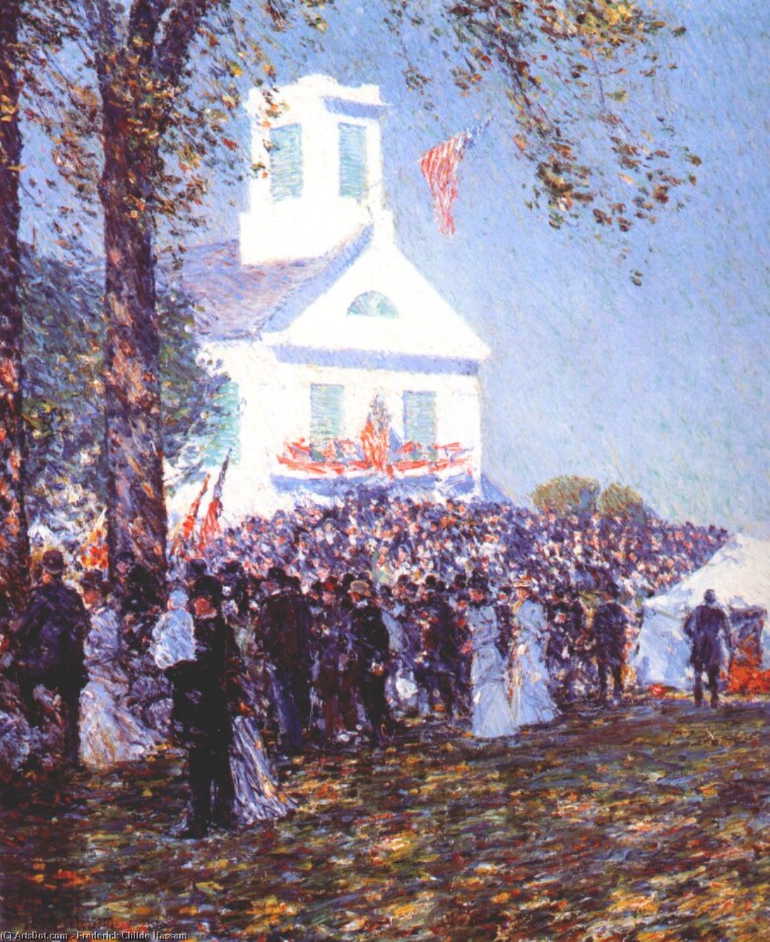 Country Fair, New England — Frederick Childe Hassam