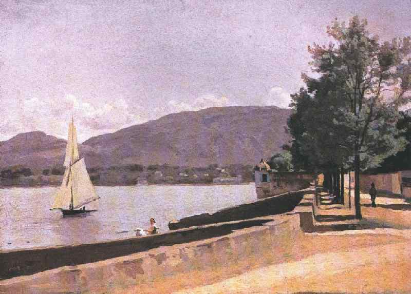 Le Quai Des Pâquis, Musée D'art Et Historie Gen — Jean-baptiste-camille Corot
