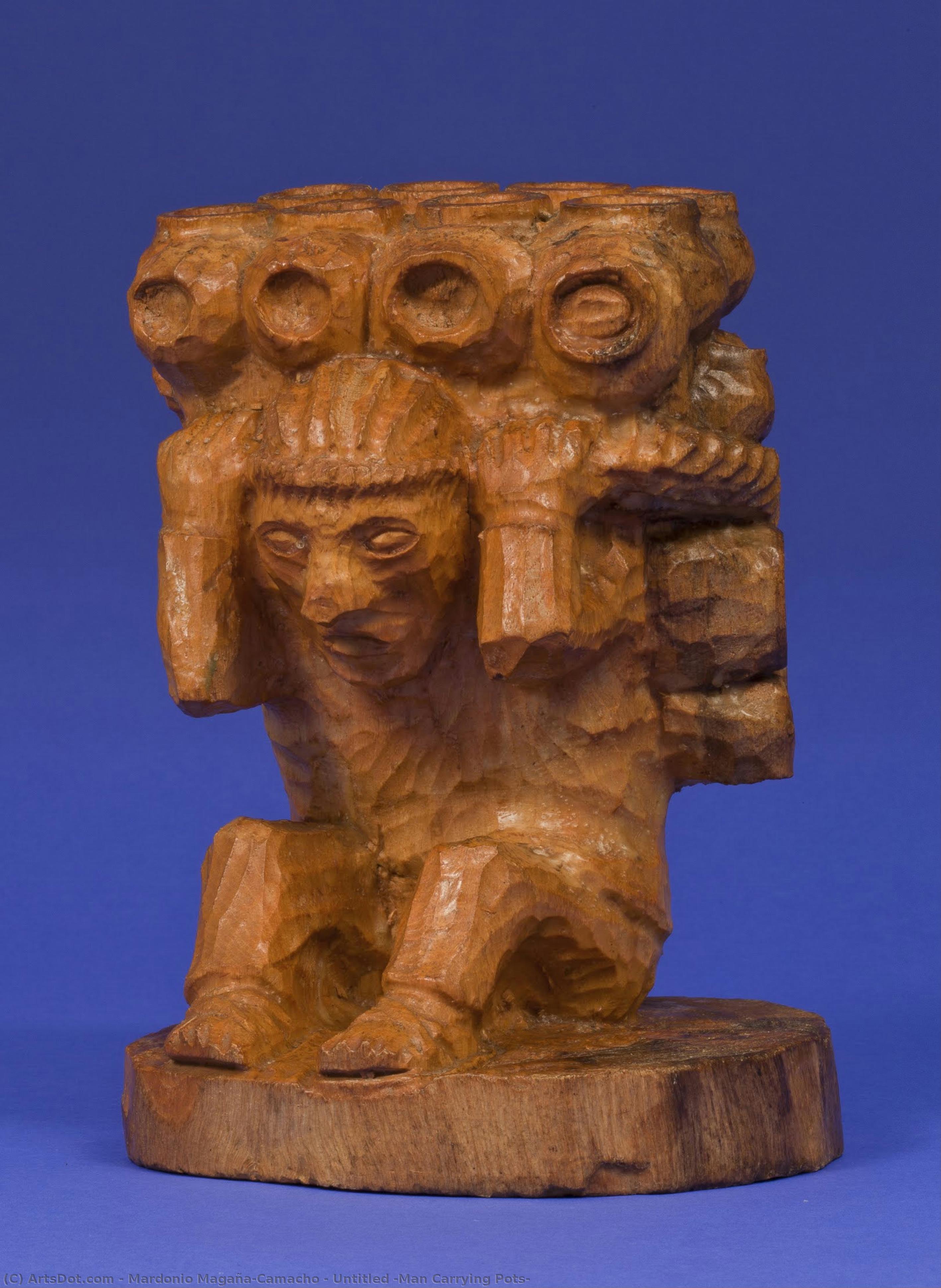 Untitled (man Carrying Pots) — Mardonio Magaña-camacho