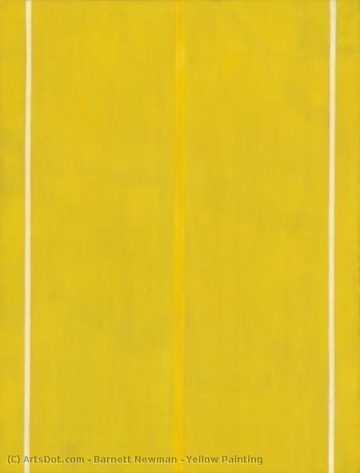 Yellow Painting — Barnett Newman