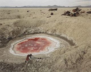 Bomb Crater And Destroyed Convoy — Richard Misrach