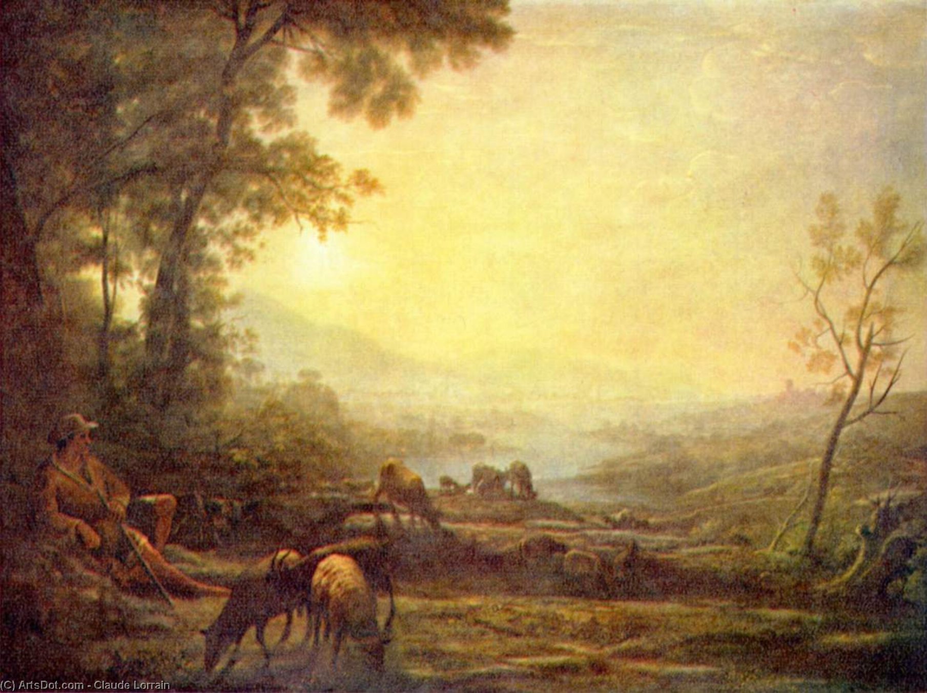 Shepherd — Claude Lorrain (claude Gellée)