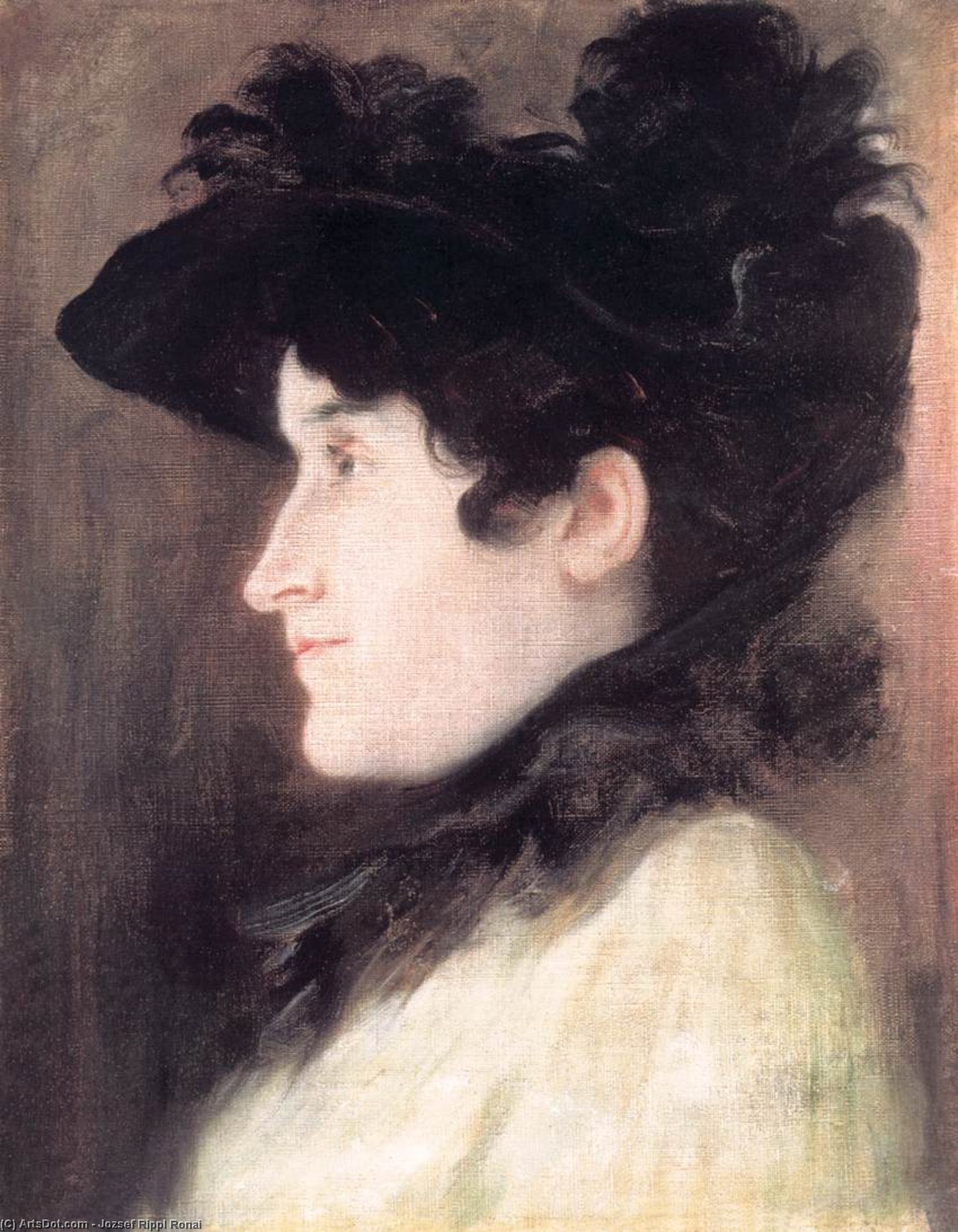 Female Portrait — Жозеф Риппле-ронай