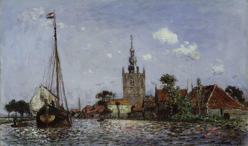 The Church Of Overschie — Johan Barthold Jongkind