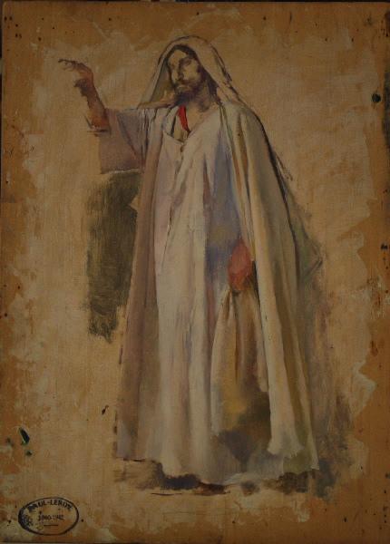 Esquisse Pour La Figure Du Christ Dans Les Aveugles De Jéricho — Paul Alexandre Alfred Leroy