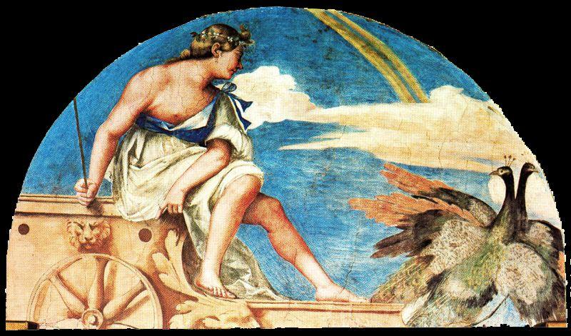 Frescoes Of The Farnesina (juno Chariot Pulled By Peacocks) — Sebastiano Del Piombo