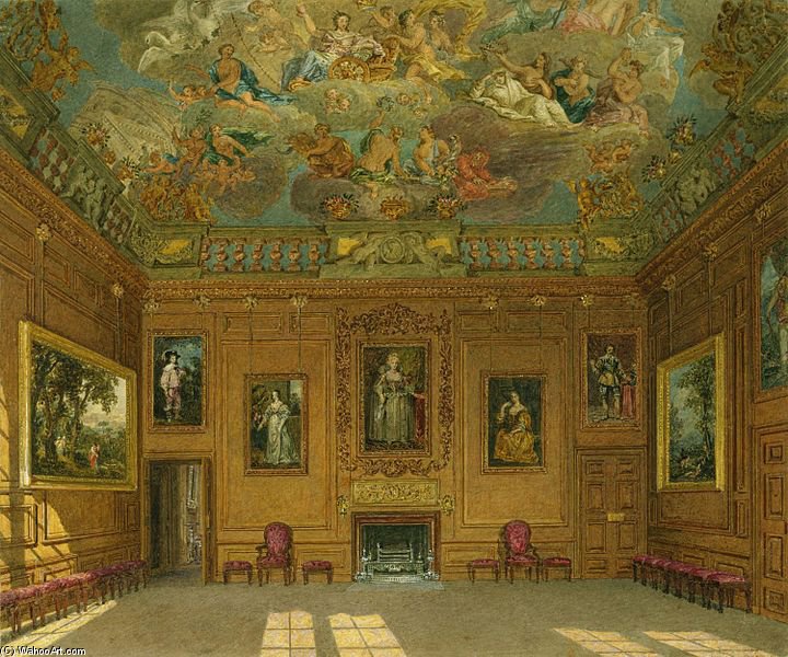 Windsor Castle, Queen's Audience Chamber — チャールズ・ワイルド