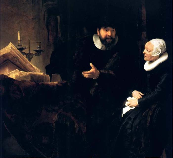 Le Predicateur Menonite Cornelis, Berlin — Рембрант
