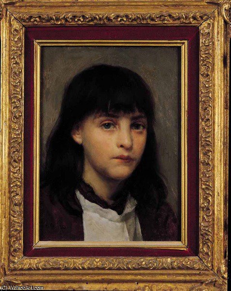 Portrait Of A Young Girl — Edwin Harris