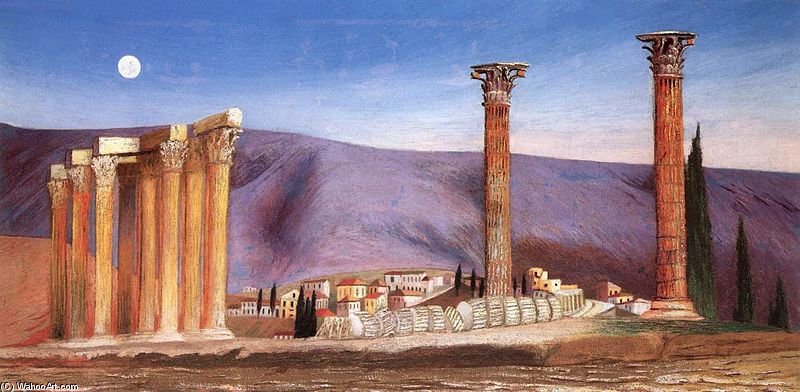 Ruins Of The Jupiter Temple In Athens — Tivadar Csontváry Kosztka