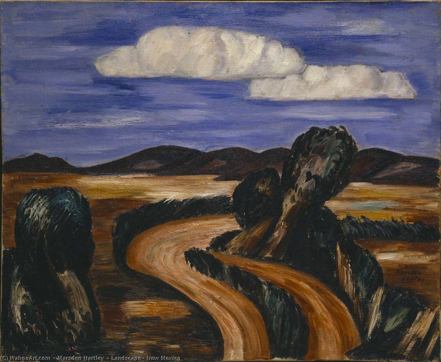 Landscape, New Mexico — Marsden Hartley