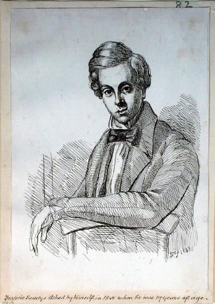 Frederic Sandys Etched By Himself In 1848 When He Was 19 Years Of Age — Anthony Frederick Augustus Sandys