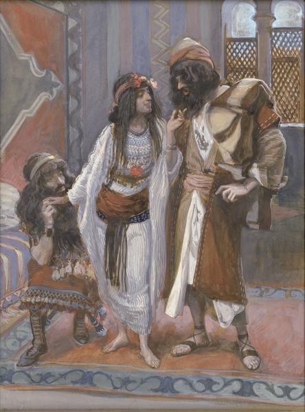 The Harlot Of Jericho And The Two Spies — Jacques Joseph Tissot