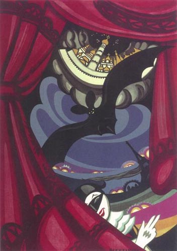 Poster For The Chauve-souris Theatre — Sergey Yurievich Sudeikin