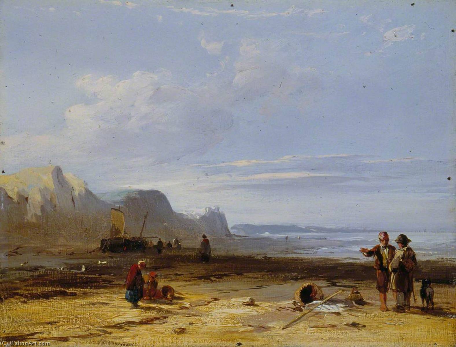 Eine Küstenszene — Richard Parkes Bonington