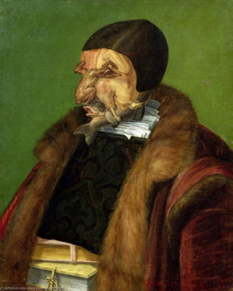 The Jurist — Giuseppe Arcimboldo