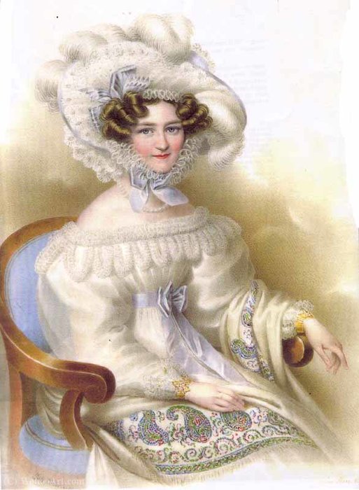 Portrait Of Caroline Augusta Of Bavaria — Johann Nepomuk Ender