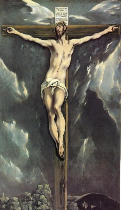 Christ On A Cross — El Greco