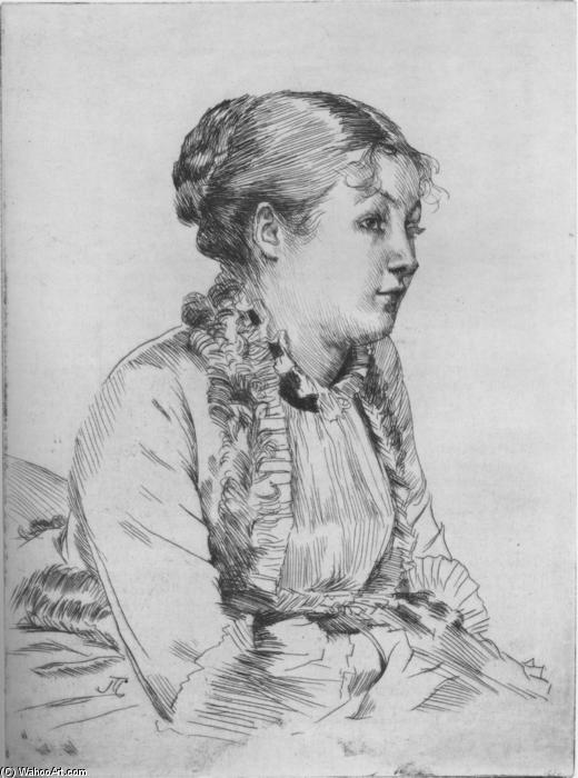 Portrait Of Woman — Jacques Joseph Tissot
