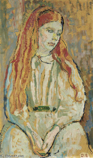 Portrait Of A Seated Girl — Duncan Grant