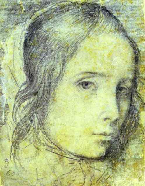 Cabeza De Una Niña — Diego Rodríguez De Silva Y Velázquez