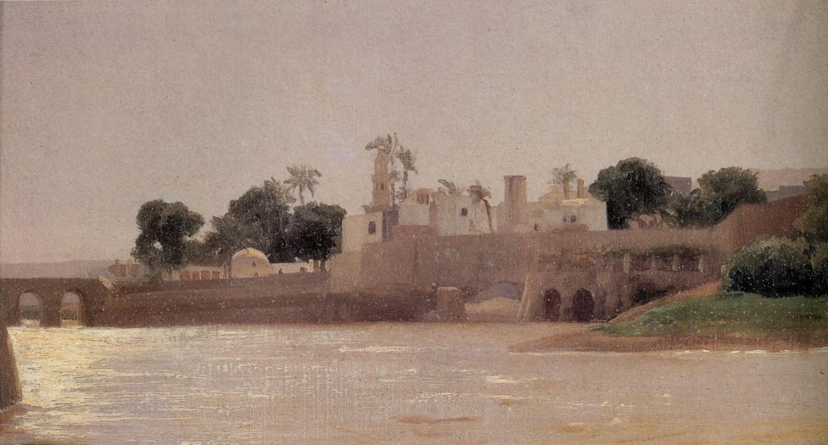 View On The Nile At Asyut — Sir Frederic Lord Leighton