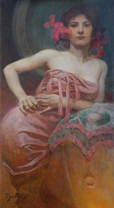 Portrait Of A Lady — Alphonse Mucha