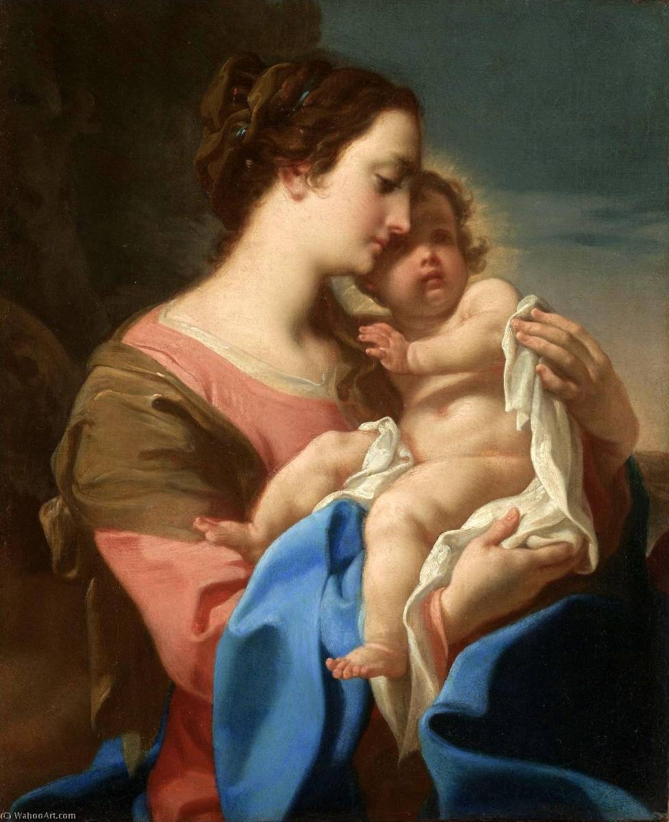 The Madonna And Child — Bottega Di Corrado Giaquinto
