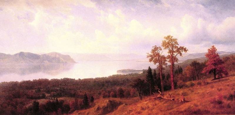 View Of The Hudson — Альберт Биерштадт