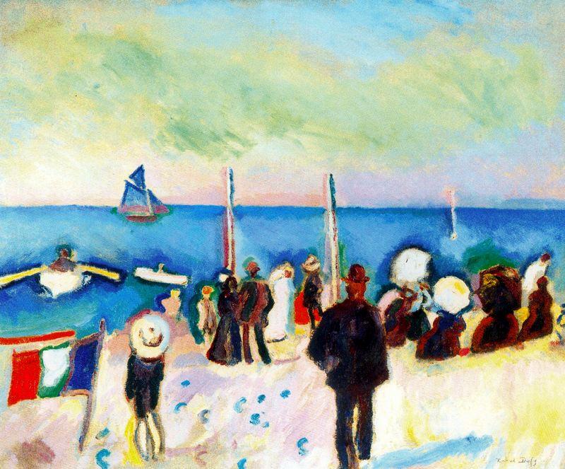 The Beach Of Sainte-adresse 1 — Raoul Dufy