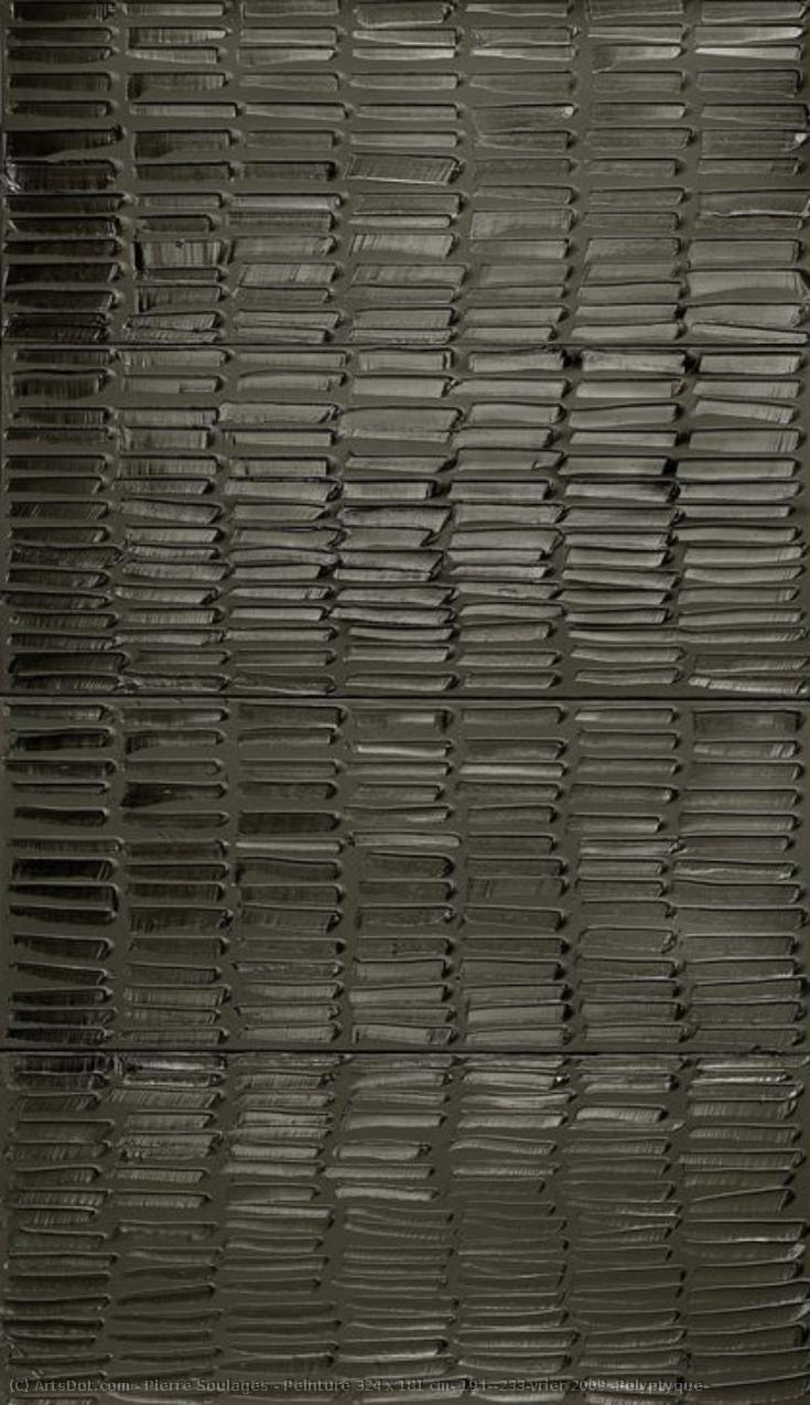 Peinture 324 X 181 Cm, 19 Février 2009 (polyptyque) — Pierre Soulages
