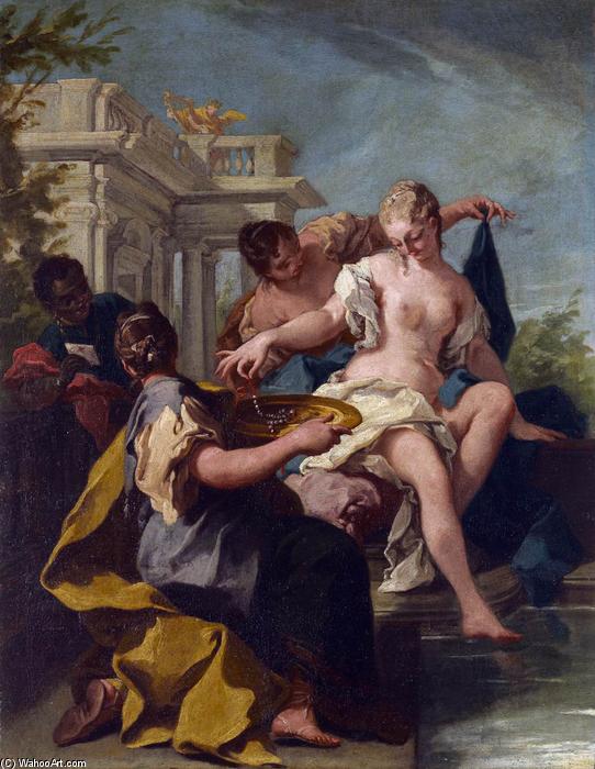 David And Bathsheba — Giovanni Battista Pittoni