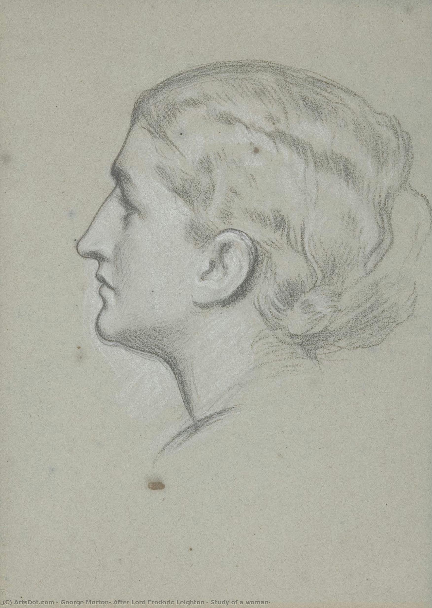 Study Of A Woman — George Morton; After Lord Frederic Leighton