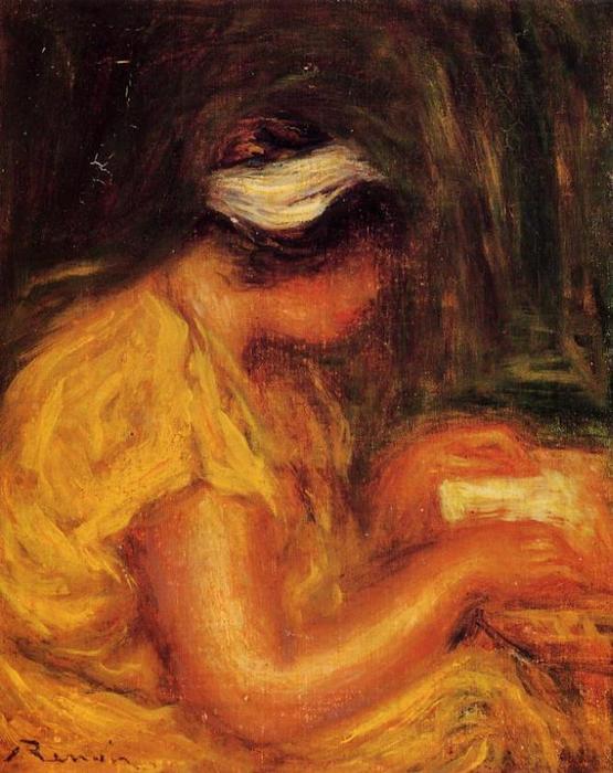 Young Woman Reading — Pierre-auguste Renoir