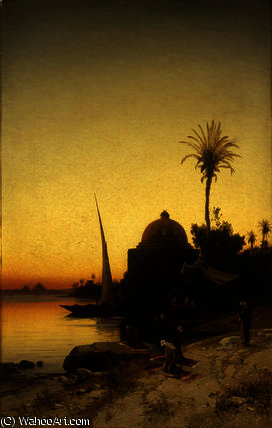 Praying To Mecca — Hermann David Salomon Corrodi