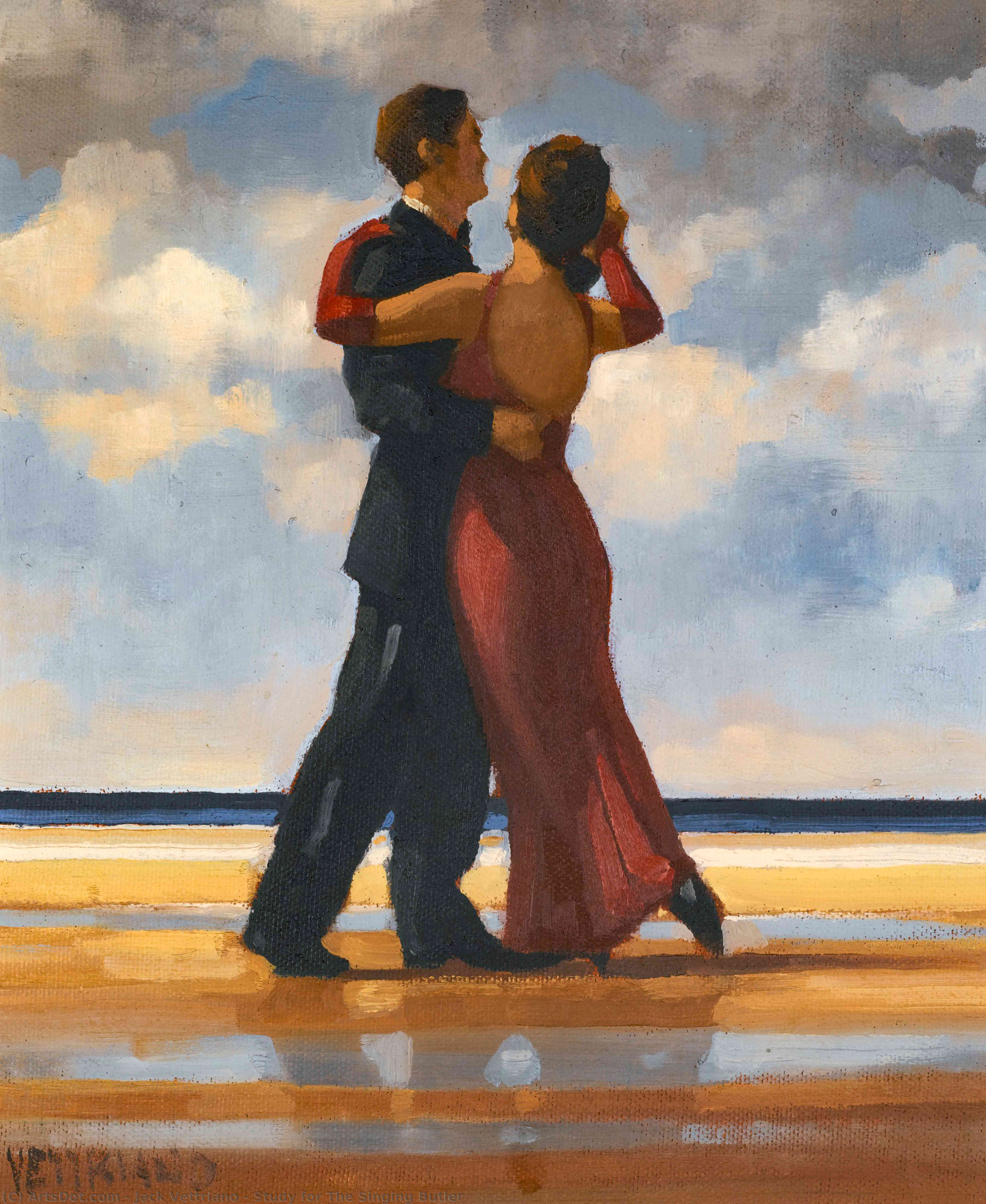 Study For The Singing Butler — Џек Ветријано
