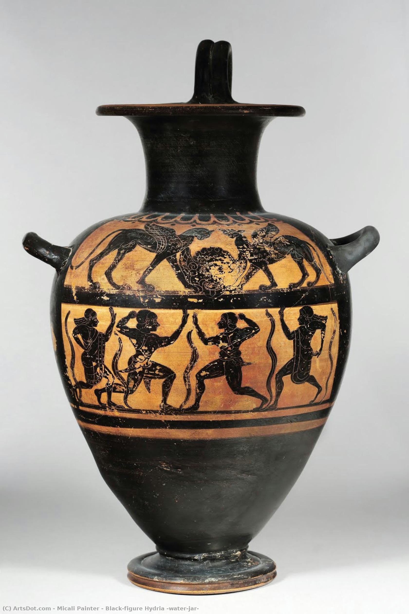 Black-figure Hydria (water-jar) — Micali Painter